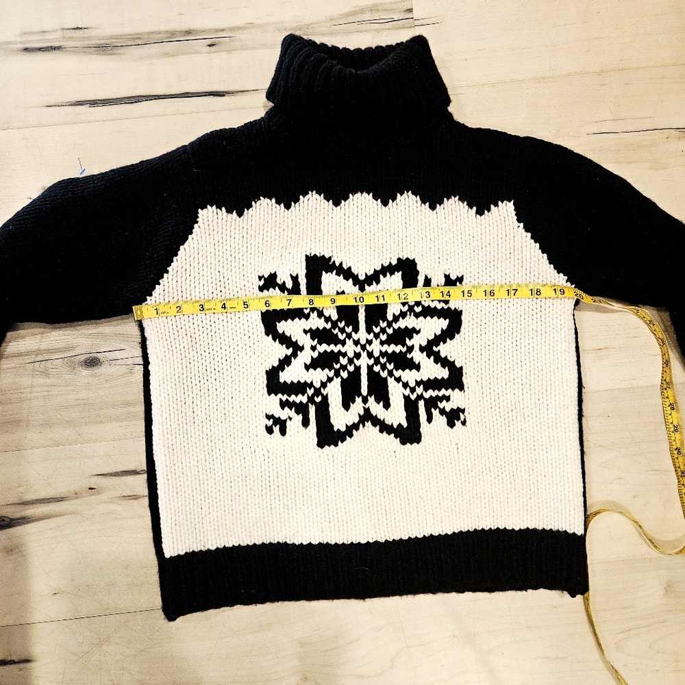 Sutton Studio Bloomingdale’s Lambswool Nordic Après Ski Turtleneck XL - Picture 5 of 6